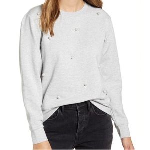 Rachel Parcell Gray Crewneck sweater xs